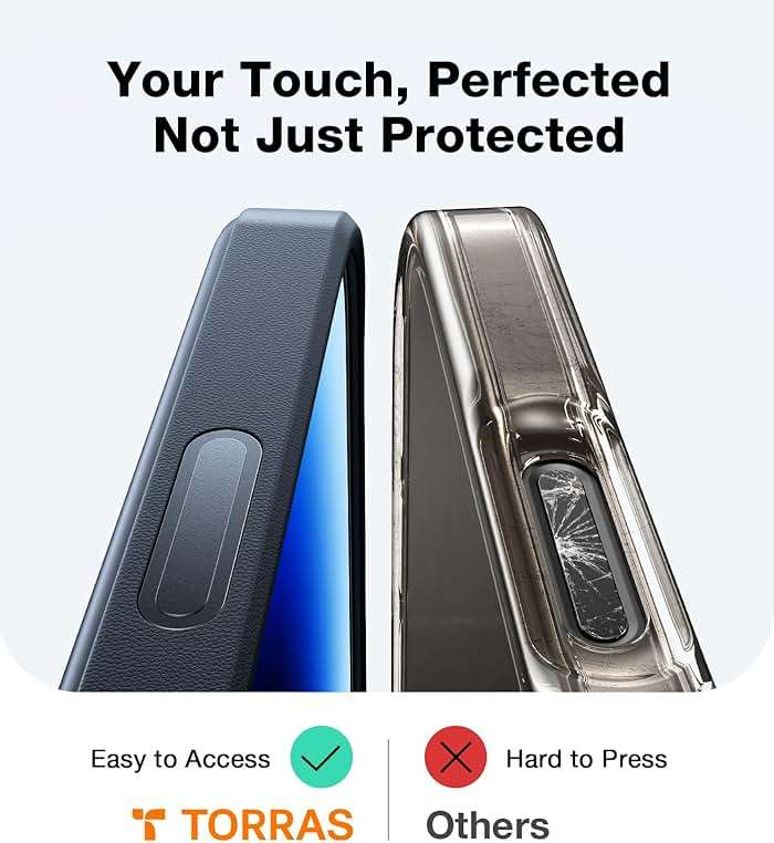 TORRAS 360 Spin Magnetic Stand for iPhone 16 Pro Max Case, Fit for MagSafe, Military Grade Protective Case for iPhone 16 Pro Max Phone Case with Kickstand Rotatable, Black 6.9 inch - Image 6