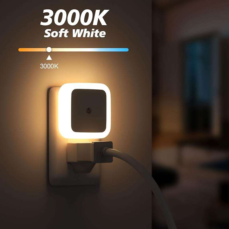 Sujeet Night Light, Night Lights Plug into Wall 8-Pack, Nightlight Plug in Night Light, Dusk to Dawn Night Lamp Led (Warm White) - Image 2