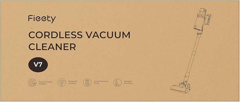 Cordless Vacuum Cleaner 550W/45Kpa, Stick Vacuum Cleaners 60 Mins Max Runtime with Charging Dock, Self-Standing Handheld Vacuum with Touch Display, 6-in-1 Vacuum Cleaner for Carpet/Hard Floor/Pet Hair - Image 12