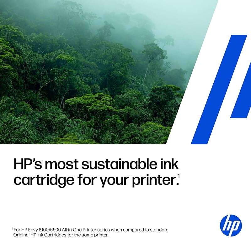 HP 68e EvoMore High Yield Black Ink Cartridge | Works Envy 6100e, 6500e Series | Carbon Neutral | 7FP22TN - Image 8