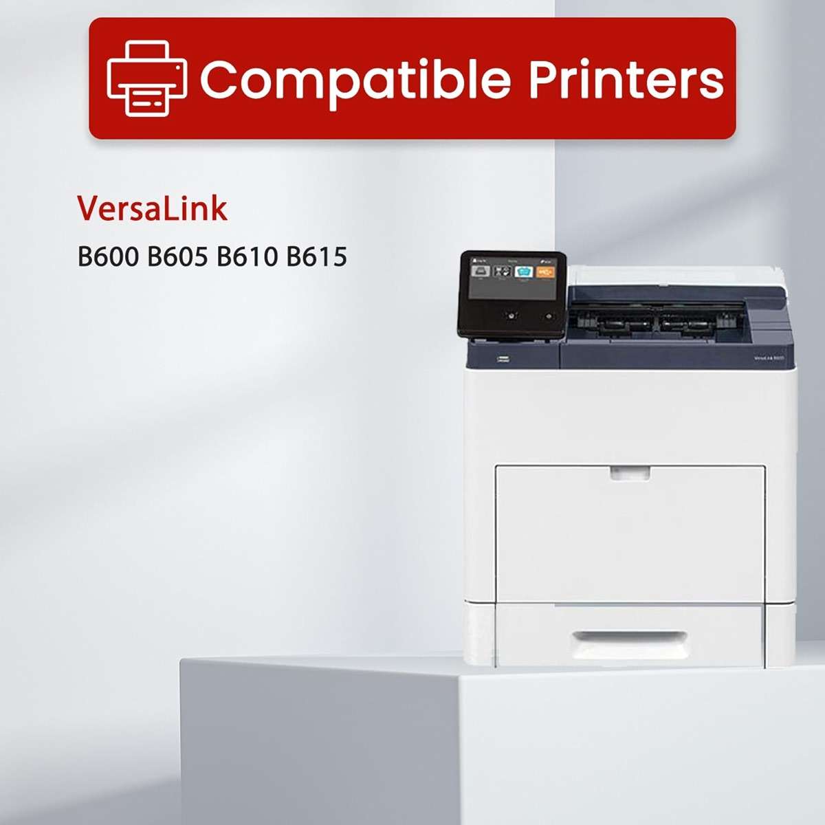 (New Chip) VersaLink B600 B610 Toner Cartridge Replacement for Xerox B600 106R03942 Toner Compatible for VersaLink B600 B605 B610 B615 Series Printers, 1-Pack High Capcity VersaLink B600 Black Toner - Image 2