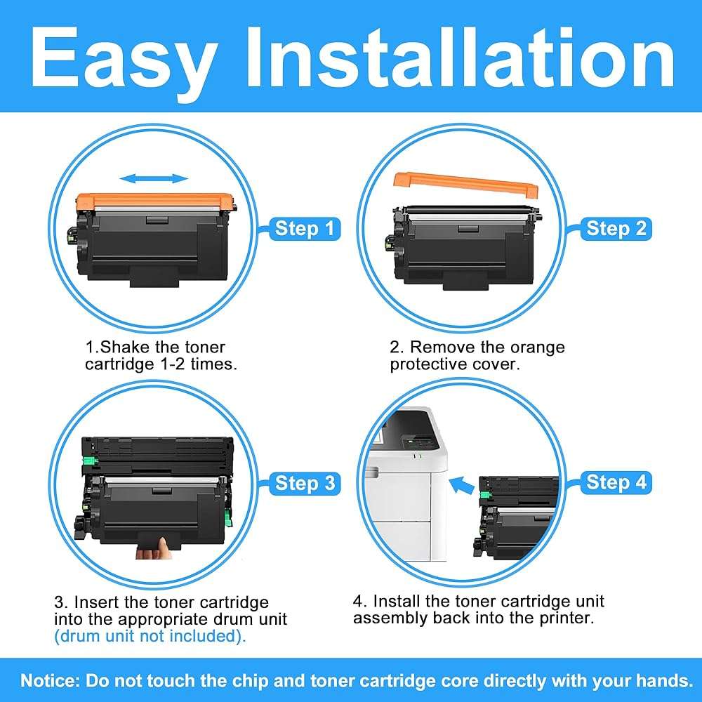 TN920XL TN920 Toner Cartridge Replacement for Brother TN 920 TN-920XL for HL-L6210DW HL-L6210DWT HL-L6310DW HL-L5210DW HL-L5210DWT HL-L5210DN HL-L6210DW HL-L6210DWT Printer High Yield (1-Pack) - Image 4