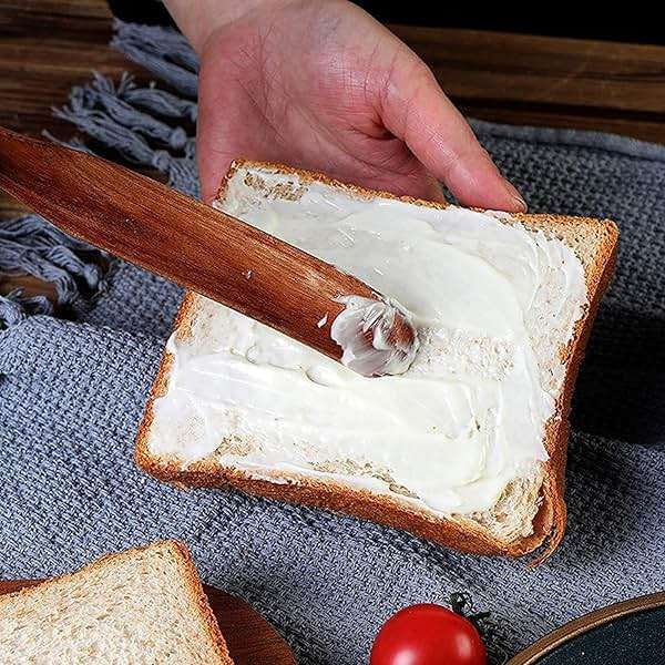 YUC Wooden spurtle for sourdough starter, sourdough bread baking supplies, essential sourdough stirring stick and kitchen tools - Image 4