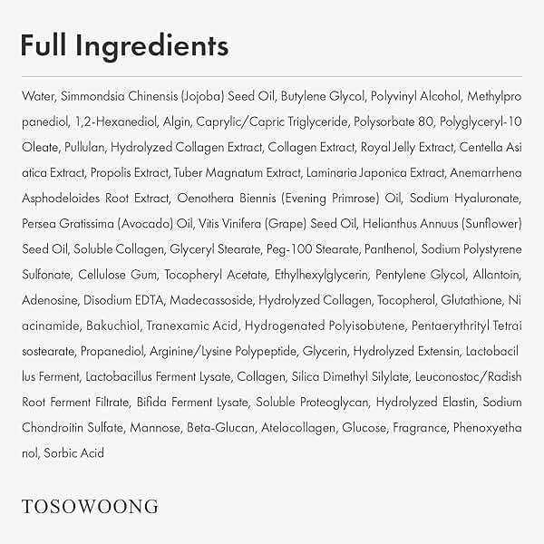 TOSOWOONG Real Collagen Fit, Hydrolyzed Collagen Wrapping Mask, Peel Off Facial Mask for elasticity, Hydrating, Glow, Glass Skin, Face Moisturizer, Self Care, Korean Skin Care, 50ml, 1.69 fl. oz. - Image 7