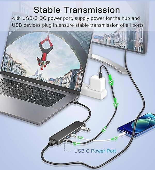 VIENON USB 3.0 to HDMI Adapter (7-in-1), USB 3.0 Hub with HDMI 1080P, USB Extender Docking Station for Monitor, PC, Laptop, Desktop Support Windows 7/8/10 & Mac OS - Image 7