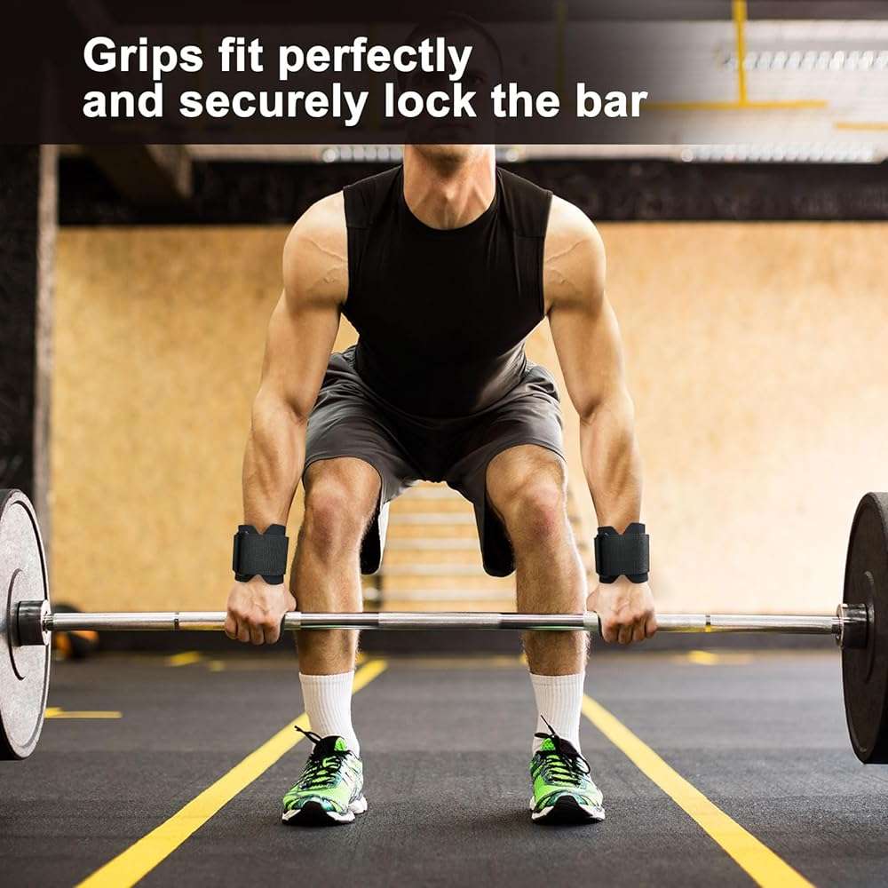 Lifting Hooks for Weight Lifting: Weightlifting Hooks Wrist Straps Hand Grip Support for Deadlift Weightlifting Gym Gloves for Men & Women - Image 6