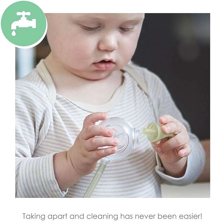 Nosiboo Pro Nasal Aspirator for Babies | Electric Nose Sucker | Made in EU | Adjustable Suction Power | Premium Quality | Award-Winning Design (Gray, 7,8x6,38x6,77 Inch) - Image 3