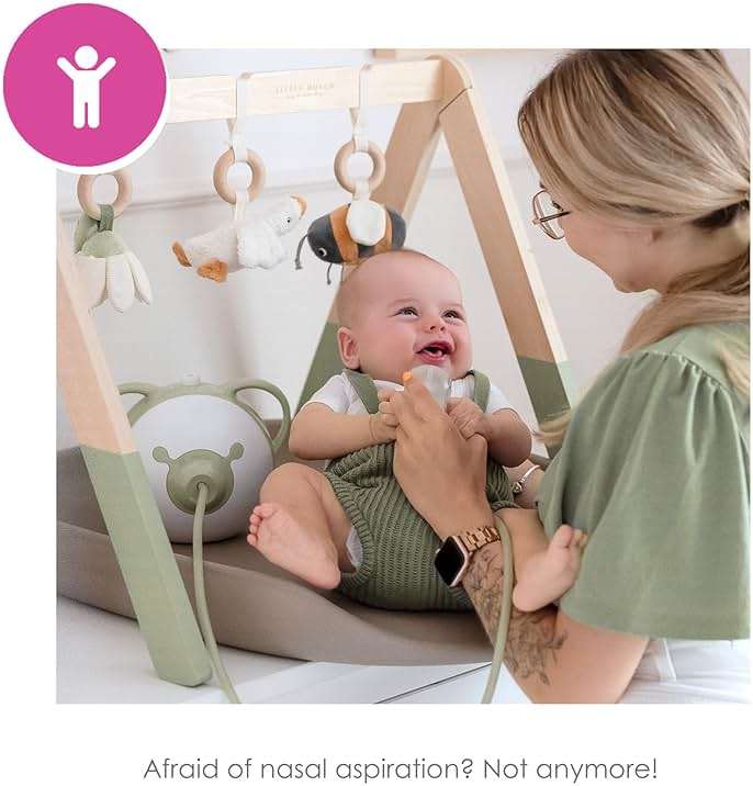 Nosiboo Pro Nasal Aspirator for Babies | Electric Nose Sucker | Made in EU | Adjustable Suction Power | Premium Quality | Award-Winning Design (Gray, 7,8x6,38x6,77 Inch) - Image 5