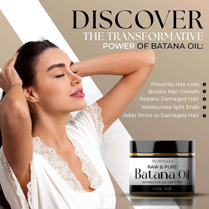 Raw Batana Oil Paste for Hair & Scalp, Unrefined Honduran Batana Oil, Thick Natural Formula, 4.2 oz / 120g - Image 5