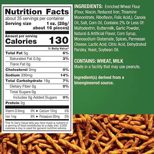 Dot's Homestyle Pretzels Parmesan Garlic Seasoned Pretzel Twist Snack, 16oz Grocery Sized Bag - Image 2