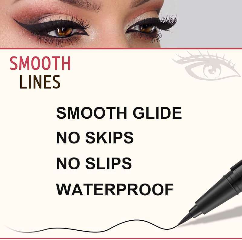LAVONE Eyebrow Pen Makeup Kit, with Waterproof Eyebrow Pencil, Eyeliner, Pomade, and Brow Brush, Smudge-Proof and Long Lasting, Create Full and Natural Brows, Dark Brown - Image 6
