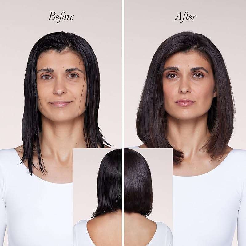 L'ANGE HAIR Le Volume Elevé 65MM 2-in-1 Titanium Brush Dryer | Dry and Style | Unique Teardrop Shape Barrel | 3 Heat Settings | 360° Vented Airflow | Ionic Technology for Frizz-Free Styling (Blush) - Image 6