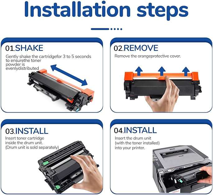 Mulakn TN760 for TN760 Toner Cartridges to Use with MFC-L2750DW MFC-L2710DW HL-L2350DW HL-L2395DW HL-L2370DW DCP-L2550DW Printer High Yeild Black — 2PK - Image 5