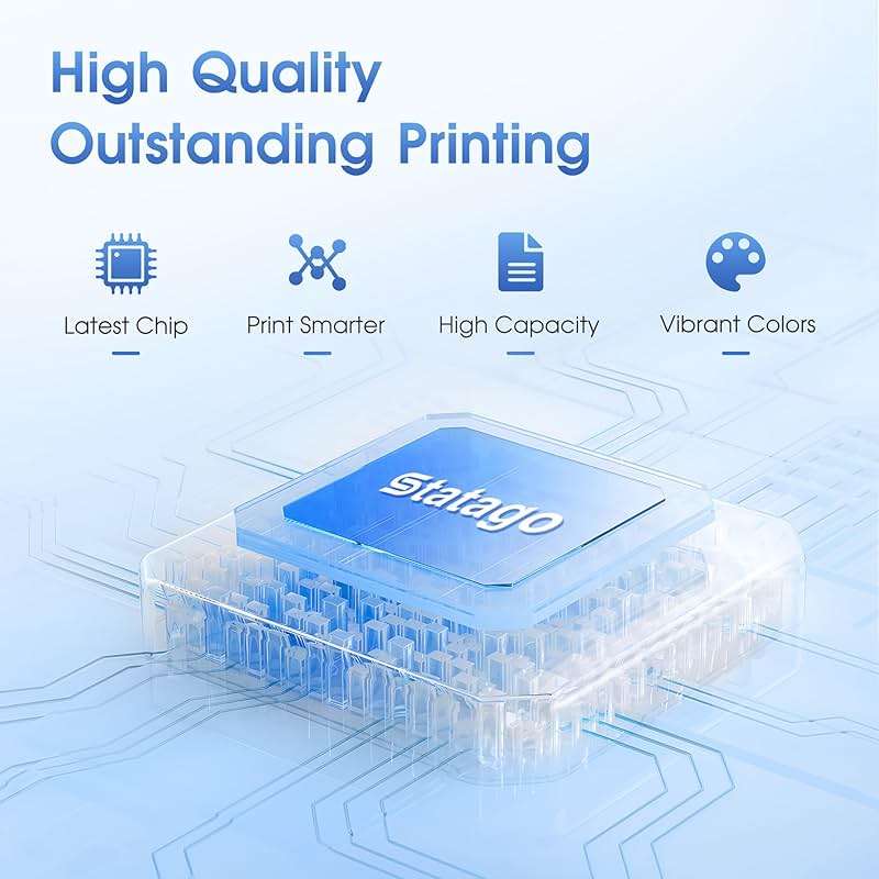 Statago LC406 Ink Cartridges for Brother Printer for Brother LC406 LC406XL Ink Cartridge Work for MFC-J4535DW MFC-J4345DW MFC-J4335DW MFC-J5855DW MFC-J5955DW MFC-J6555DW MFC-J6955DW Printer (4 Pack) - Image 5