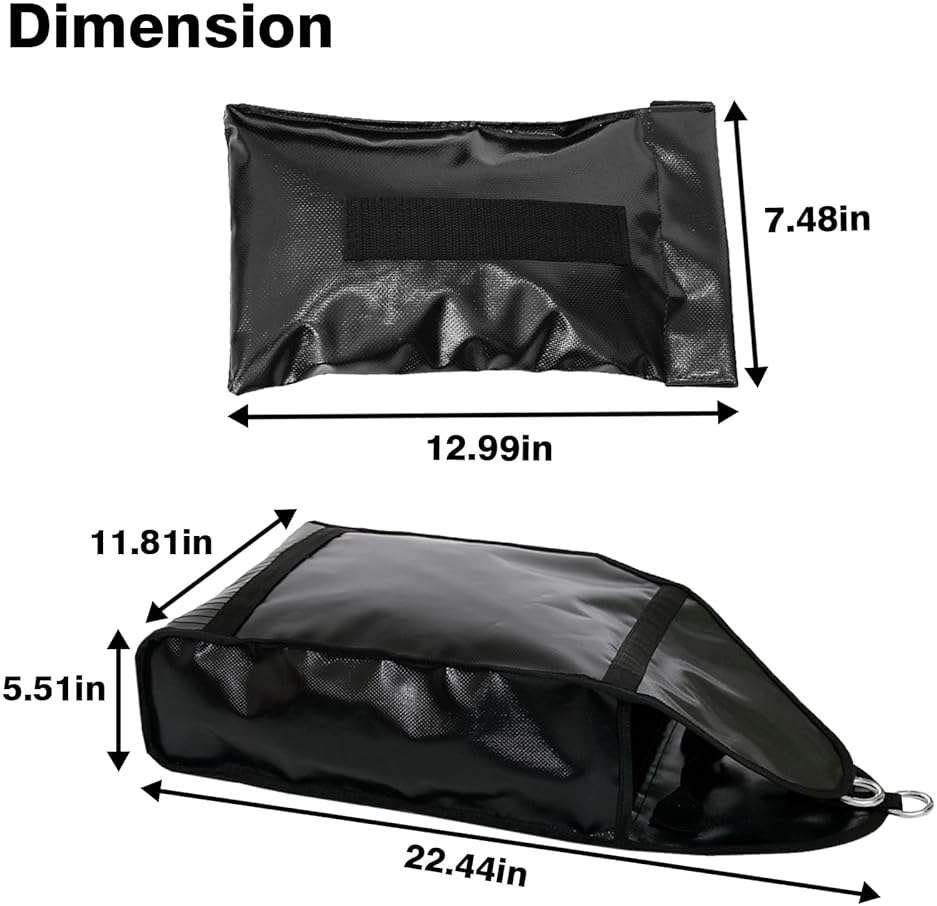 doksmeria Weight Sled Trainer Adjustable, Upgrade Sandbag Sled Trainer Resistance Sled Trainer for Sprinter Speed Training Indoor Outdoor, Running Sled Trainer with 3 Weight Sandbags - Image 6