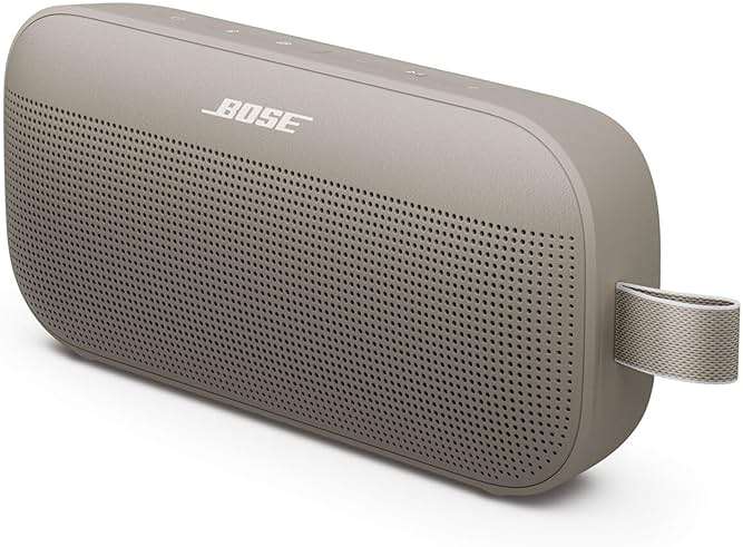 Bose SoundLink Flex Bluetooth Speaker (2nd Gen) - Portable Outdoor Speaker with Hi-Fi Audio, Waterproof and Dustproof, USB-C, Up to 12 Hours Battery Life, Sandstone - Image 1