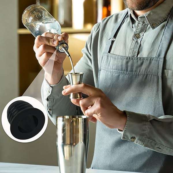 12 Pack Liquor Pour Spout Adapters, Pour Spouts for Large Neck Liquor Bottles, Liquor Bottle Pourers for Alcohol Olive Oil up to 1 inch/25 mm Neck - Image 7