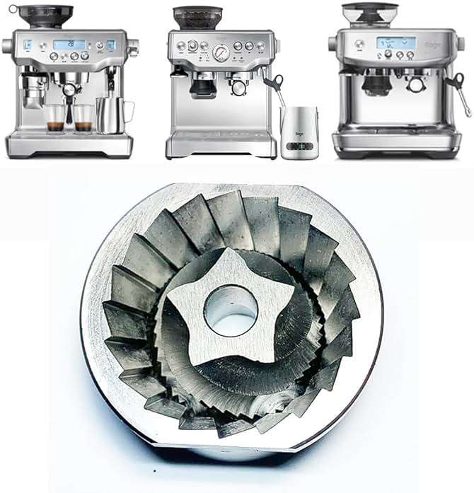 Upper & Lower Precision Fit Conical Burrs for Sage/Breville Barista Coffee Grinders – Compatible with Adjustable Burr Models Only - Image 1