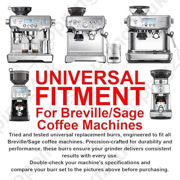 Upper & Lower Precision Fit Conical Burrs for Sage/Breville Barista Coffee Grinders – Compatible with Adjustable Burr Models Only - Image 3