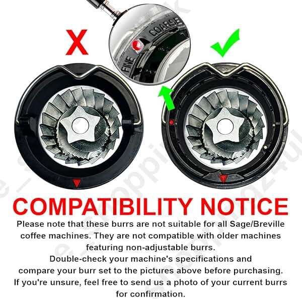 Upper & Lower Precision Fit Conical Burrs for Sage/Breville Barista Coffee Grinders – Compatible with Adjustable Burr Models Only - Image 4
