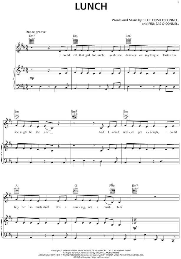 Billie Eilish - Hit Me Hard and Soft Songbook | Piano/Vocal/Guitar Sheet Music for Intermediate Players | 10 Songs from the Groundbreaking Album | Pop Music Book for Students Teachers and Fans - Image 4