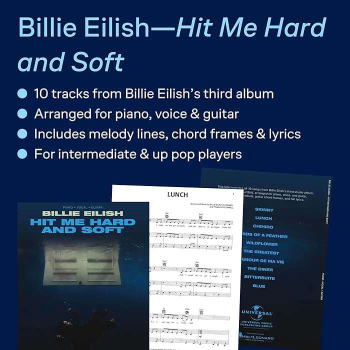 Billie Eilish - Hit Me Hard and Soft Songbook | Piano/Vocal/Guitar Sheet Music for Intermediate Players | 10 Songs from the Groundbreaking Album | Pop Music Book for Students Teachers and Fans - Image 8