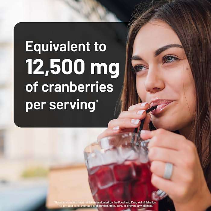 NatureWise Cranberry Pills for Women - 500mg Cranberry Extract (25:1) + Vitamin C & E - Cleansing Urinary Tract & Bladder - Vegan, Non-GMO, Sugar-Free - 60 Capsules[1-Month Supply] - Image 3