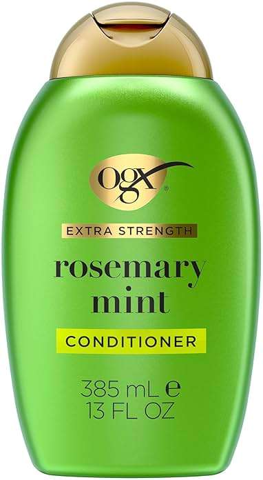 OGX Extra Strength Refreshing Scalp + Rosemary Mint Conditioner, Nourishing Hair & Scalp Conditioner Infused with Rosemary for Healthy-Looking Hair, Sulfate-Free Surfactants, 13 fl. oz - Image 1