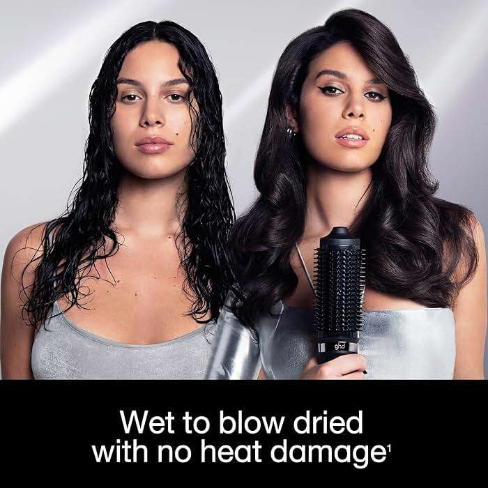 ghd Duet Blowdry-Hair Dryer Brush | Wet to Blow Dried with No Heat Damage | 3X More Volume with 24 Hour Long-Lasting Results | Blow Dry with No Fizz | 50% More Shine - Image 3