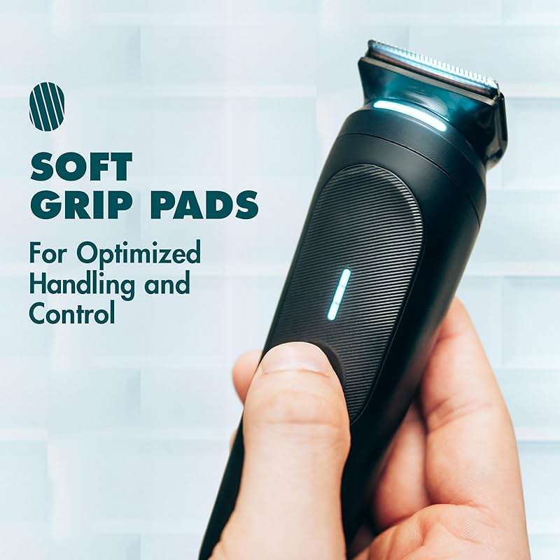 Gillette i7 Intimate Men’s Premium Pubic Hair Trimmer, Waterproof LED Body Hair Trimmer for Men, Manscaping Body Groomer - Image 6