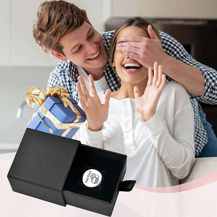 Fathers Day Dad Gifts from Daughter Son Wife Dad Birthday Gifts for Him Her Women Men Girlfriend Boyfriend Couple Anniversary Steel Food Decision Dice Funny Present for Christmas Stocking Stuffers - Image 2