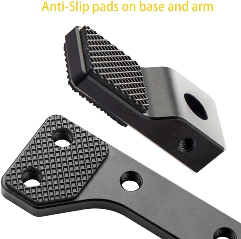 GPU Support Bracket, GPU Holder Stand, Adjustable GPU Sag Bracket Graphics Card Support for 12cm Fan Mount CNC Aluminum (0.63-6.3inch) - Image 5