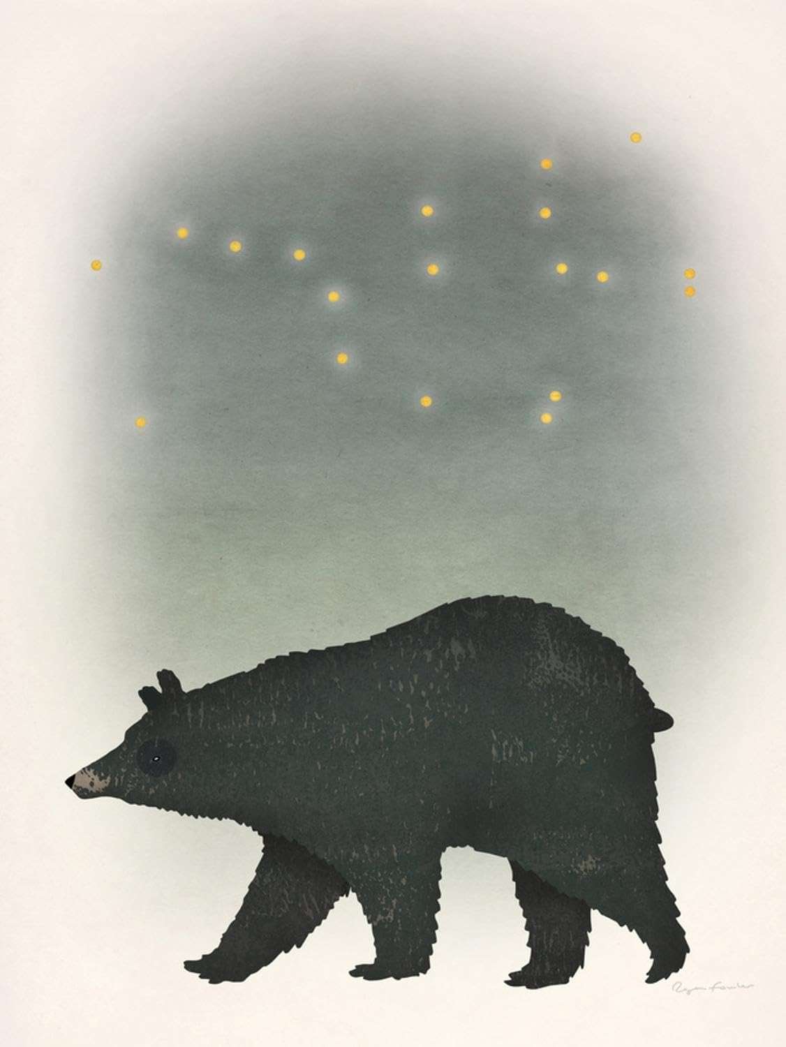 ART.COM Wall Art Print Ursa Major by Ryan Fowler, 12" x 16" - Image 1