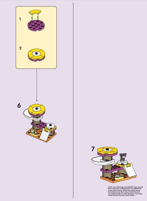 LEGO Friends: Cat Tree with Kitten (Shadow) Micro Set (24 pcs) - Image 5