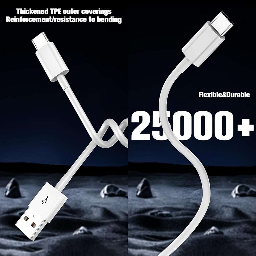 Car Carplay Cable for iPhone 17/16/15,iPhone 16/15 Plus17/16/15 Pro 17/16/15Pro Max charger ,USB A to USB C for Carplay USB C Cord, iPad USB C Cable 10th, iPad Air Car Charger Cable Cord 3FT (White) - Image 4