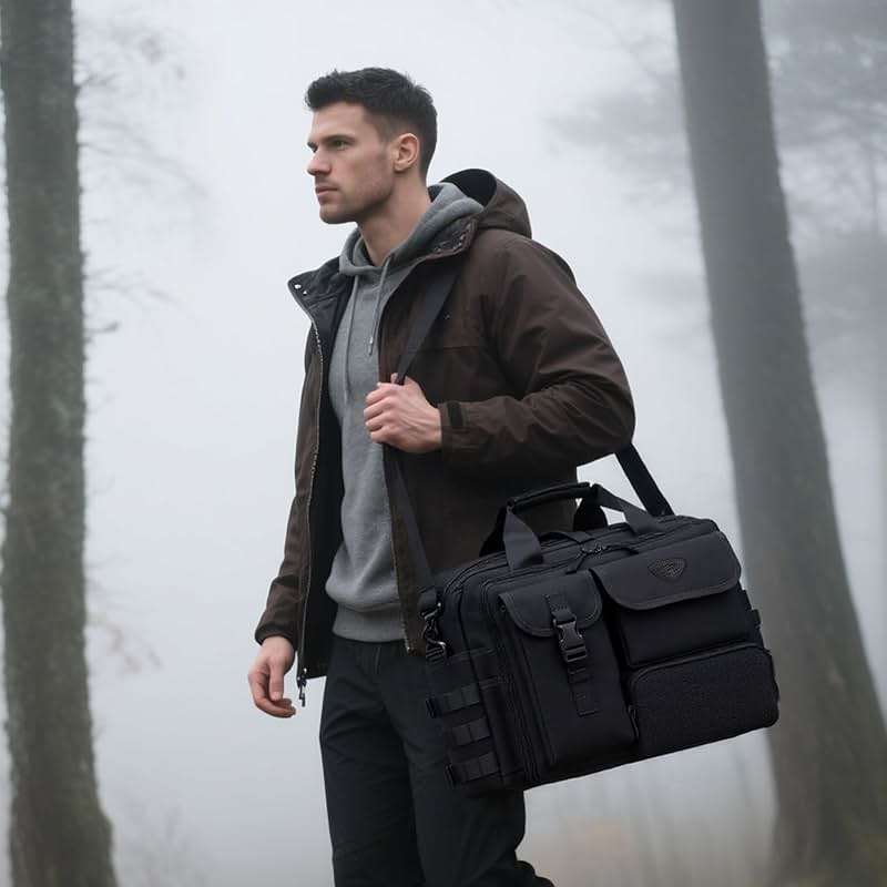 Stypos Tactical Messenger Bag,Tactical Briefcase for Man Military Laptop Bag 14 Inch/15.6 Inch /17.3 Inch Messenger Work Bag - Image 2