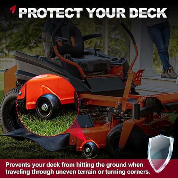 Set of 6 Lawn Mower Anti Scalp Deck Wheel Kit Compatible with Exmark Bad Boy Lawn-Boy Toro Husqvarna Bunton Ferris Replace# 1716353, 103-3168, 1-603299, 022-5234-98, 1-603299, 1-603299, PL7540 - Image 4
