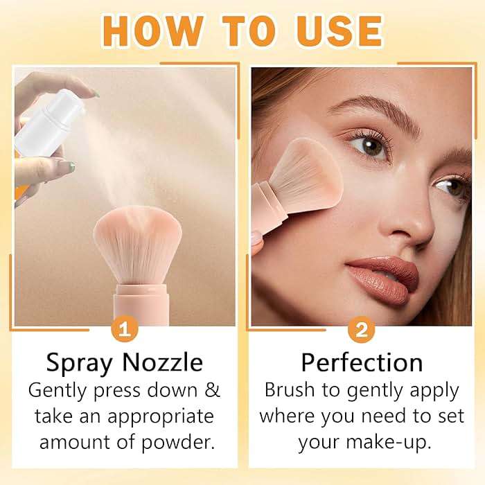 IONSGAKO Mineral Sunscreen Powder SPF 35 Setting Powder for Scalp, Hair, Face - Breathable Translucent Scalp Sunscreen Broad Spectrum UV Protection Cruelty-Free Formula 0.71oz - Image 6