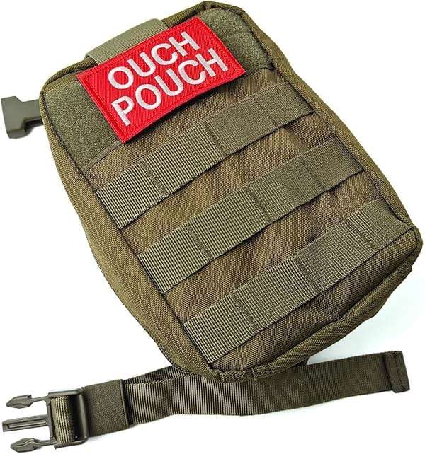Harsgs 2PCS Ouch Pouch Patch, Hook & Loop Patch Funny Tactical Morale Patch for Caps Bags Vests Military Uniforms - Image 4