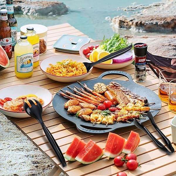 Supernal 36pcs Black Plastic Serving Utensils Set - Heavy Duty Disposable Serving Tongs, Spoons & Forks (12Each) | Bulk Catering Supplies for Buffet, Wedding, Party & Food Service - Image 4
