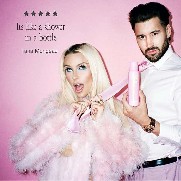 Jeff's Barbershop x Tana Mongeau Dry Shampoo, Clear Dry Shampoo Hair Spray, No White Residue, Talc Free, All Hair Types, 4.1 fl oz - Image 6