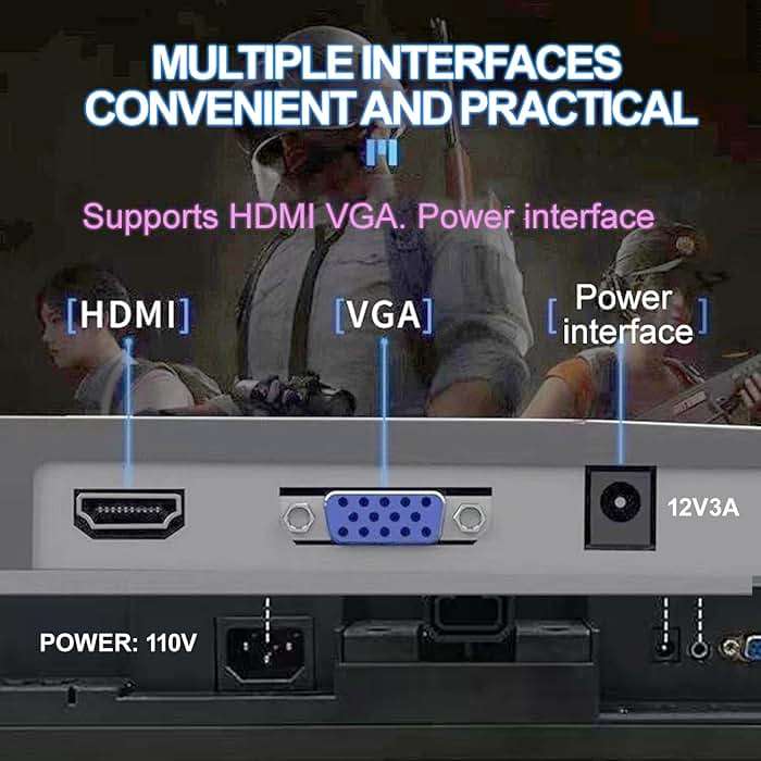 YOTETION 19-inch Full HD 75Hz Small Thin Monitor for laptops, Computers and desktops, HD+ 1440 x 900p, Anti-Glare, LED Display, VGA/HDMI Connection - Image 7