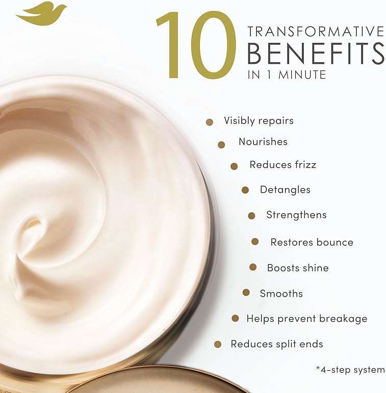 Dove Hair Bond Strength 10in1 Serum Mask for Chemically Damaged Hair with Bio-Protein Care Technology plus Peptide Complex 9.2 fl oz. - Image 5