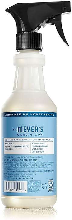 MRS. MEYER'S CLEAN DAY Multi-Surface Everyday Cleaner, Rain Water Scent, 16 Fl Oz Bottle - Image 2