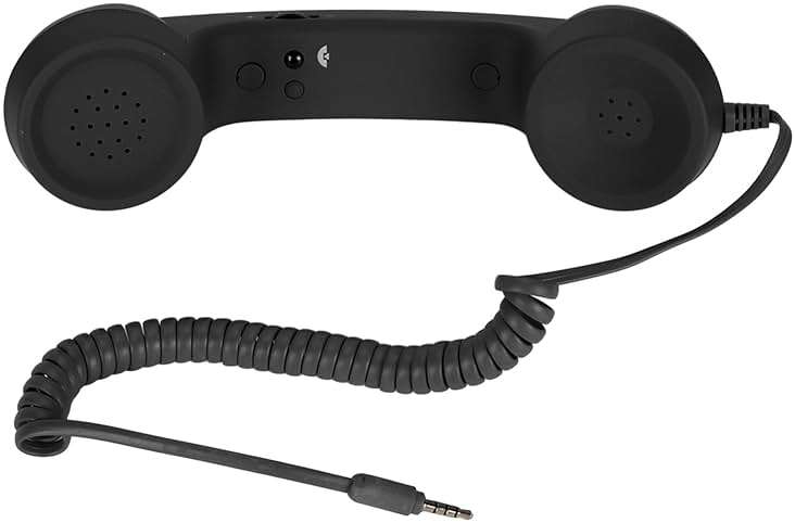 FLEXMAN Bluetooth Retro Phone, Radiation Proof Vintage Phone Handset with 3.5mm Socket, Multifunction Classic Retro Phone Handset for Smartphone Decorations Props (Black) - Image 8