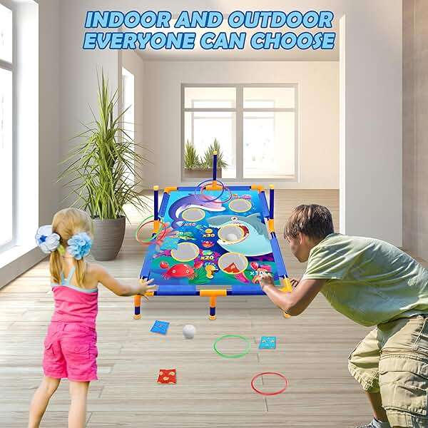 Animal Bean Bag Toss Game Toy Outdoor Toss Game, Family Party Party Supplies for Kids, Gift for Boys Birthday or Christmas for Toddlers Ages 3 4 5 6 Year Old - Image 6