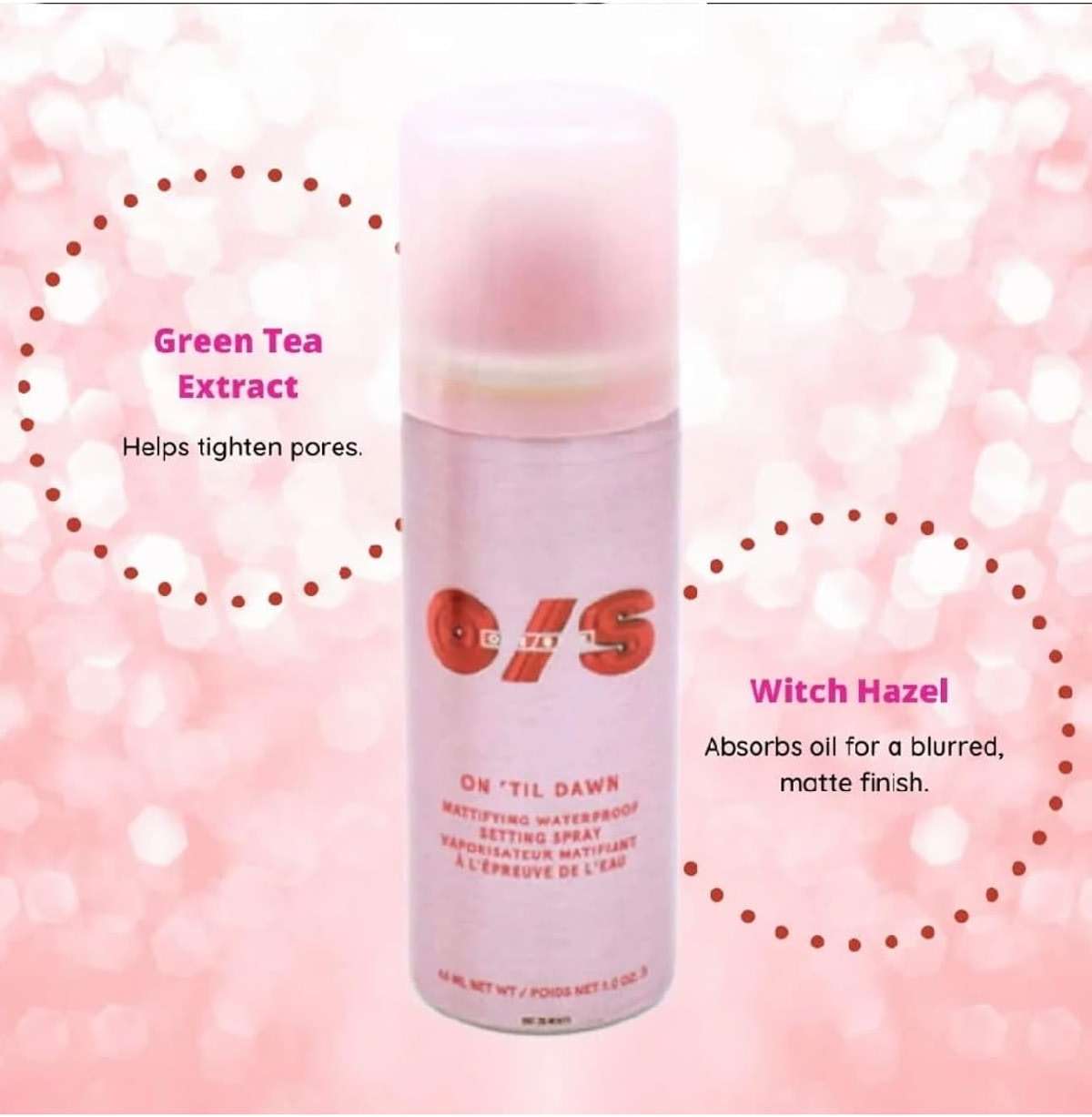 N.V.D ONE/SIZE.by.Patrick.Starrr On 'Til Dawn Mattifying Waterproof Setting Spray (1 oz/ 46 mL), Clear - Image 6