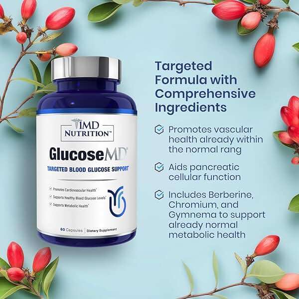 1MD Nutrition - Cinnamon bark 10:1 Water Extract, Chromium, Neem Leaf, Berberine, Cayenne Pepper 5:1 Extract, Lion's Mane, Gymnema Leaf and Stem - 60 Capsules - Image 2