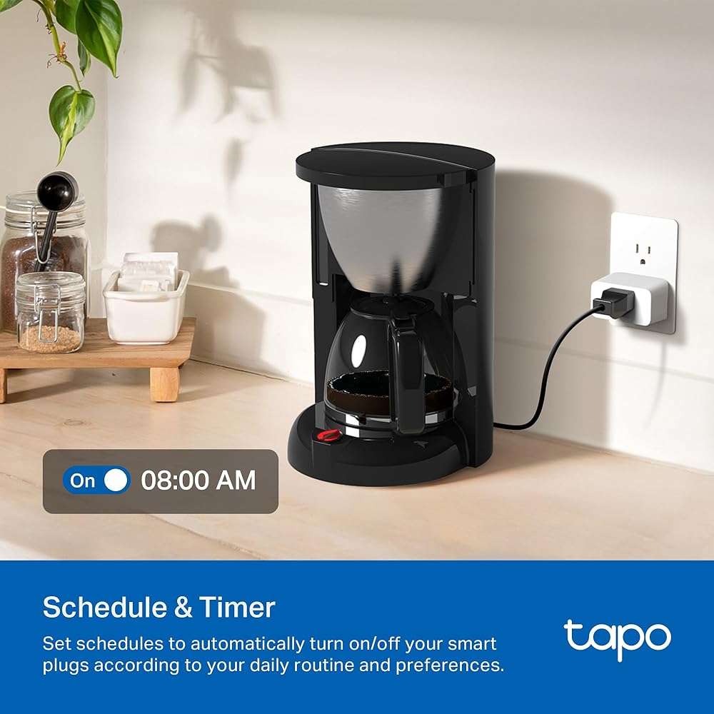 TP-Link 𝗧𝗮𝗽𝗼 Smart Plug Wi-Fi Mini, Energy Monitoring, Compatible with Alexa & Google Home & Samsung SmartThings, Timer, 15A/1800W Max, ETL Certified, 2.4G Wi-Fi Only, Tapo P115(2-Pack) - Image 7