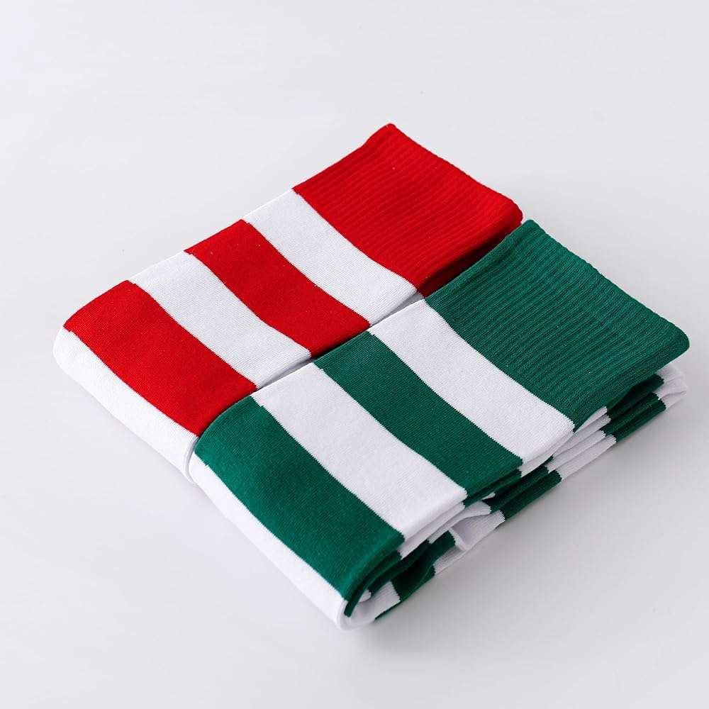 Kayhoma Extra Long Cotton Stripe Thigh High Socks Over the Knee High Socks - Image 4